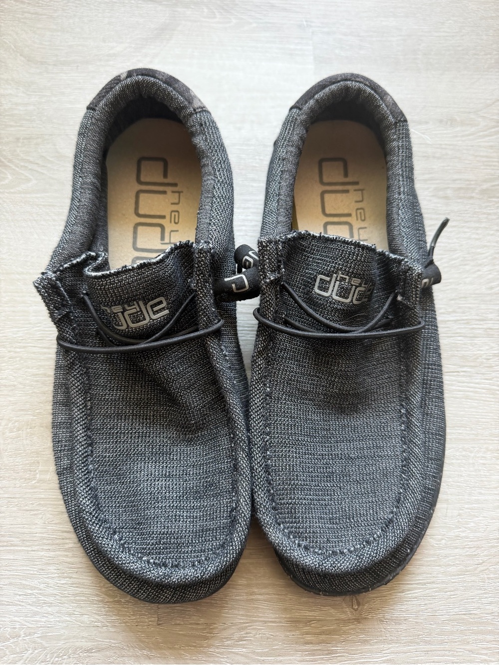 Hey Dude Wendy Black Slip-On Loafers Women’s Size 8